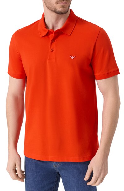 Хлопковое поло EMPORIO ARMANI, арт. EM001380/AF12331, фото 3