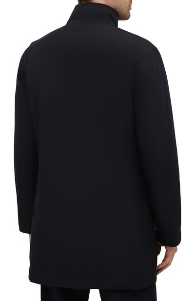 Утепленный плащ KIRED темно-синего цвета по цене 124500 руб., арт. WP0RDW7008025000, фото 4 Утепленный плащ KIRED, арт. WP0RDW7008025000, фото 4