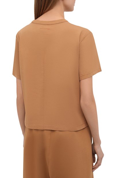 Хлопковая футболка HERON PRESTON FOR CALVIN KLEIN коричневого цвета по цене 12550 руб., арт. K20K203539, фото 4 Хлопковая футболка HERON PRESTON FOR CALVIN KLEIN, арт. K20K203539, фото 4