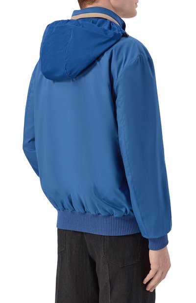Бомбер KITON синего цвета по цене 539500 руб., арт. UW2314V0822H, фото 4 Бомбер KITON, арт. UW2314V0822H, фото 4