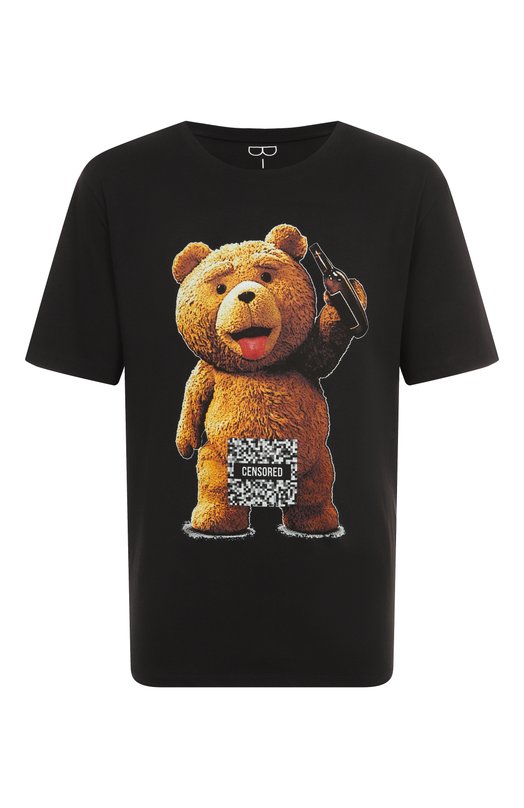 Хлопковая футболка Bisibiglio SEG TEDDY CENS Чёрный SEG TEDDY CENS