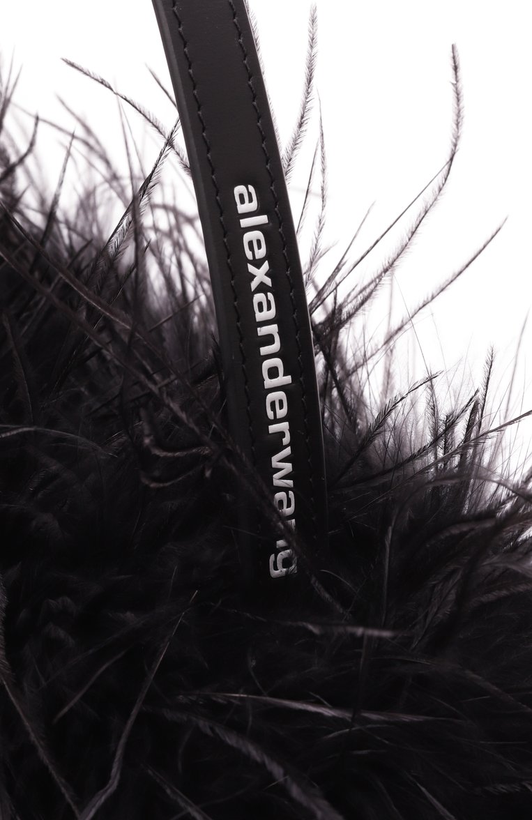 Женская сумка heiress medium ALEXANDER WANG черного цвета, арт. 20125P51X | Фото 3 (Размер: medium; Материал: Натуральная кожа; Женское Кросс-КТ: Вечерняя сумка)