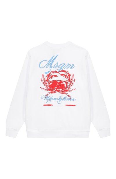 Хлопковый свитшот MSGM KIDS, арт. S6MSJBSW294