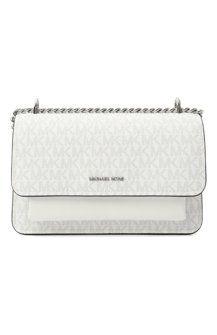 Женская сумка-тоут claire large MICHAEL MICHAEL KORS белого цвета, арт. 30R5SC7L3V | Фото 1 (Ремень/цепочка: На ремешке; Материал сплава: Проставлено; Размер: large; Материал: Экокожа; Драгоценные камни: Проставлено)