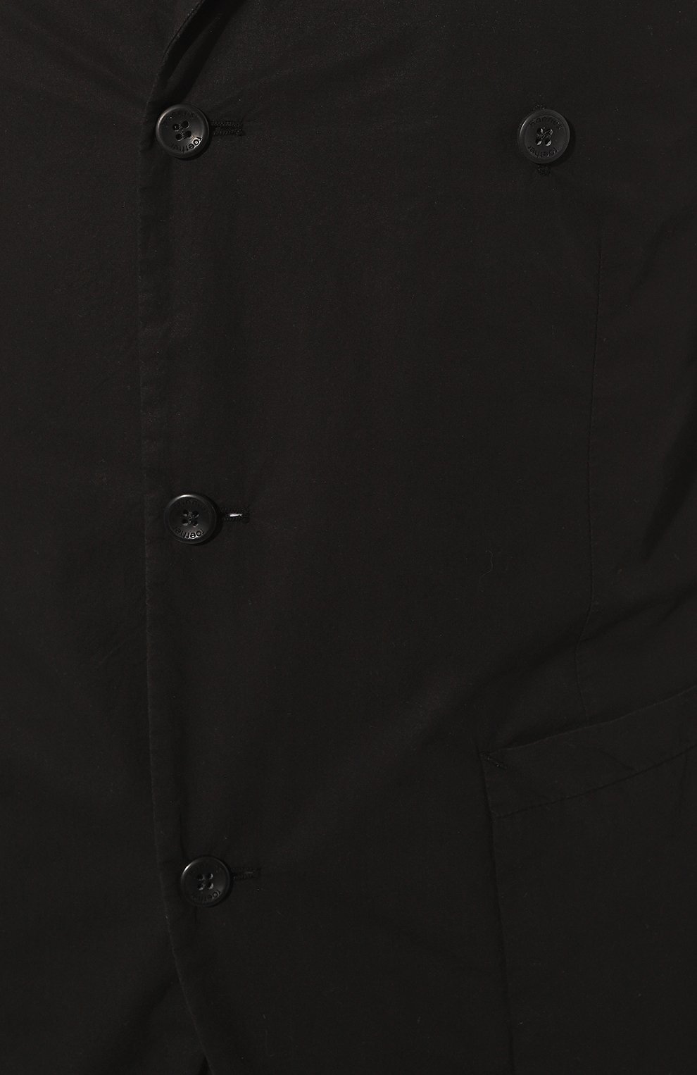 Хлопковый пиджак HANNES ROETHER черного цвета по цене 54650 руб., арт. 110841/J0P32PE.300, фото 5 Хлопковый пиджак HANNES ROETHER, арт. 110841/J0P32PE.300, фото 5