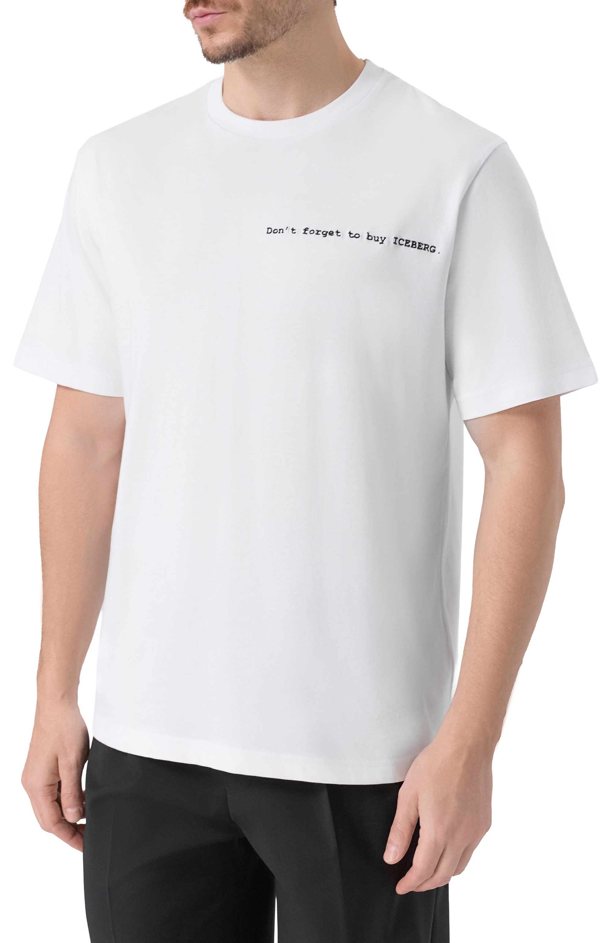 Хлопковая футболка ICEBERG, арт. F023/6327, фото 3