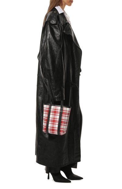 Сумка-шопер barbes BALENCIAGA красного цвета по цене 134000 руб., арт. 672983/2100P, фото 3 Сумка-шопер barbes BALENCIAGA, арт. 672983/2100P, фото 3