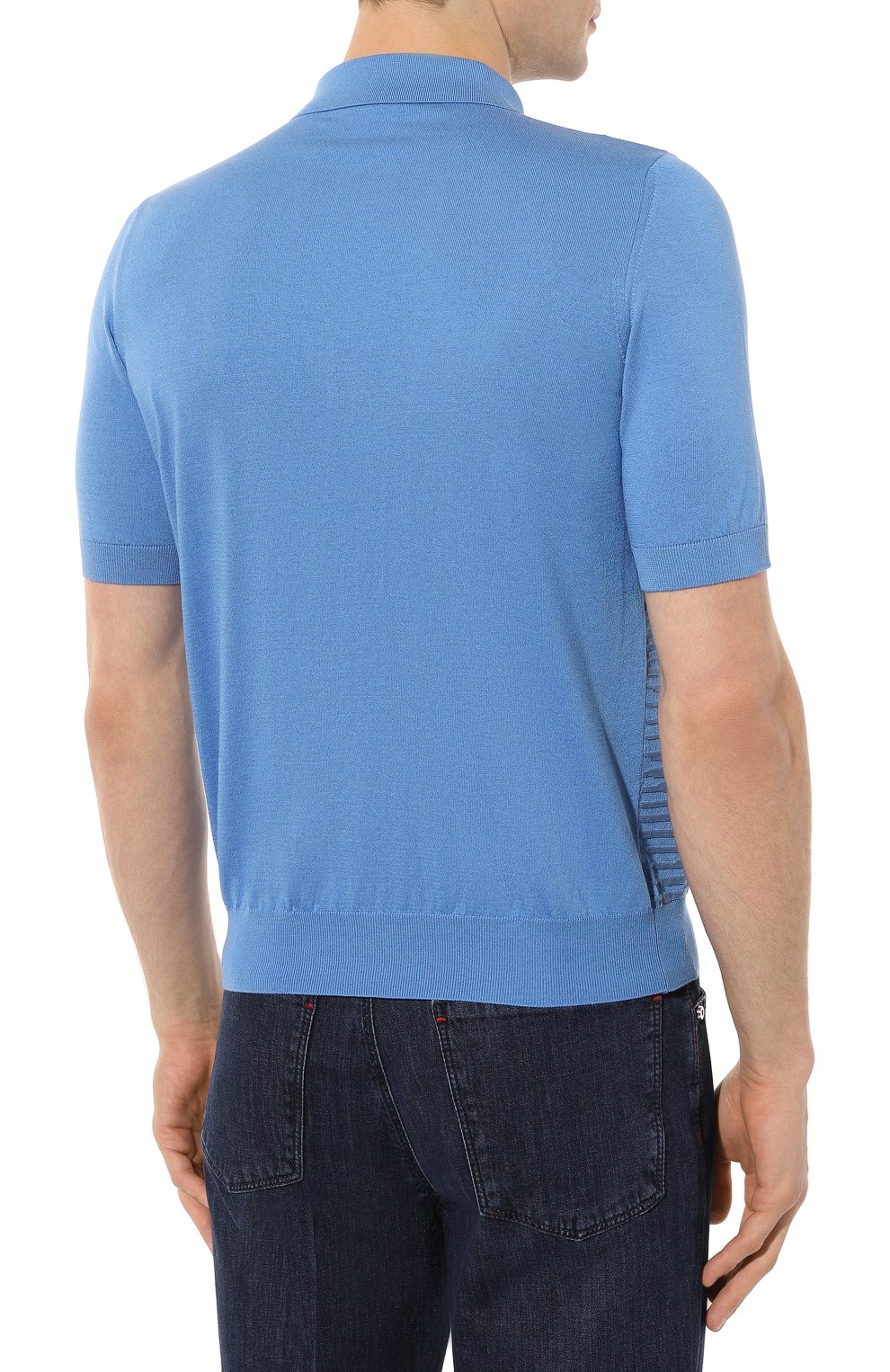 Поло из шелка и хлопка ZILLI, арт. MBZ-PZ082-0PTI1/MC01, фото 4