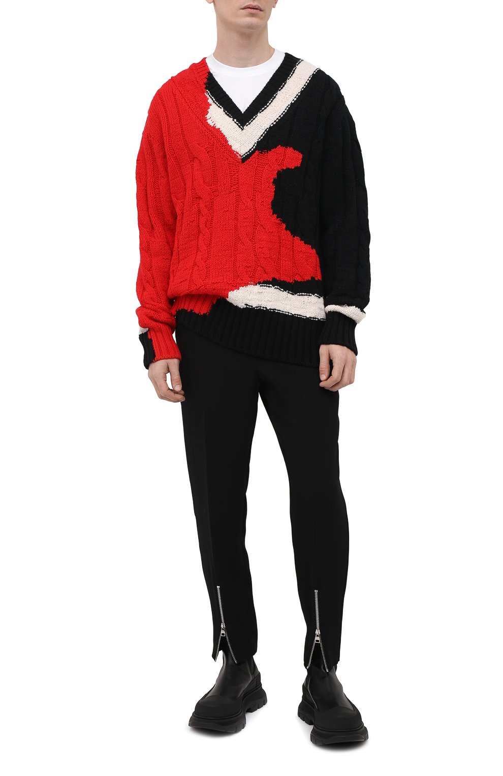 Шерстяной свитер ALEXANDER MCQUEEN, арт. 651177/Q1ATN, фото 2