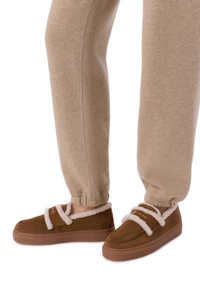 Замшевые лоферы shearling loafer INUIKII, арт. 1006.003.0021, фото 2