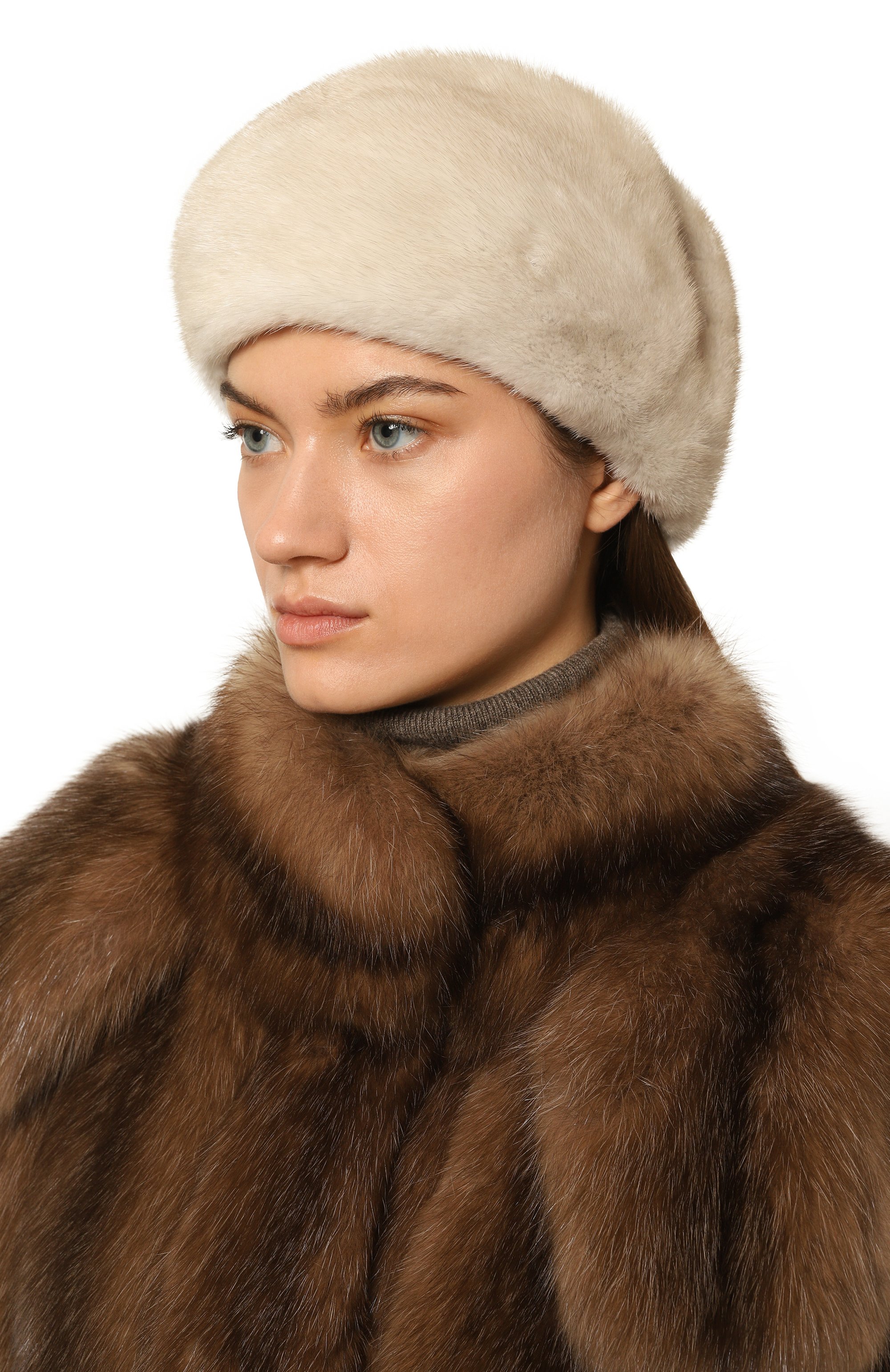 Меховой берет из норки VICTORIA KUSENKOVA, арт. 012000024023, фото 2