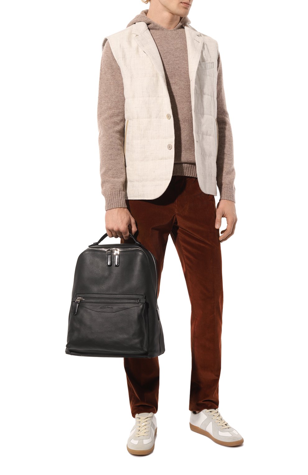 Кожаный рюкзак SANTONI, арт. UIBBA2363LI-ASP9T50, фото 7