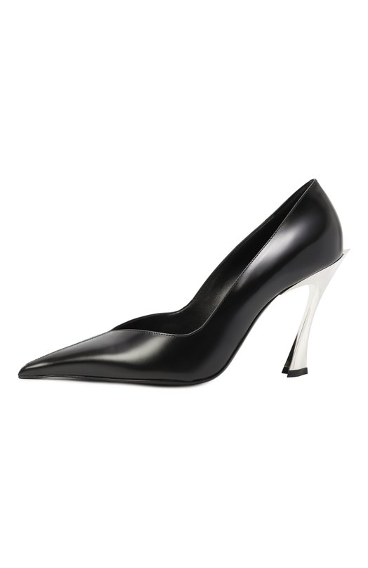 Кожаные туфли Mugler MUWSS25SC051_SB001 Чёрный  MUWSS25SC051_SB001 Фото 4