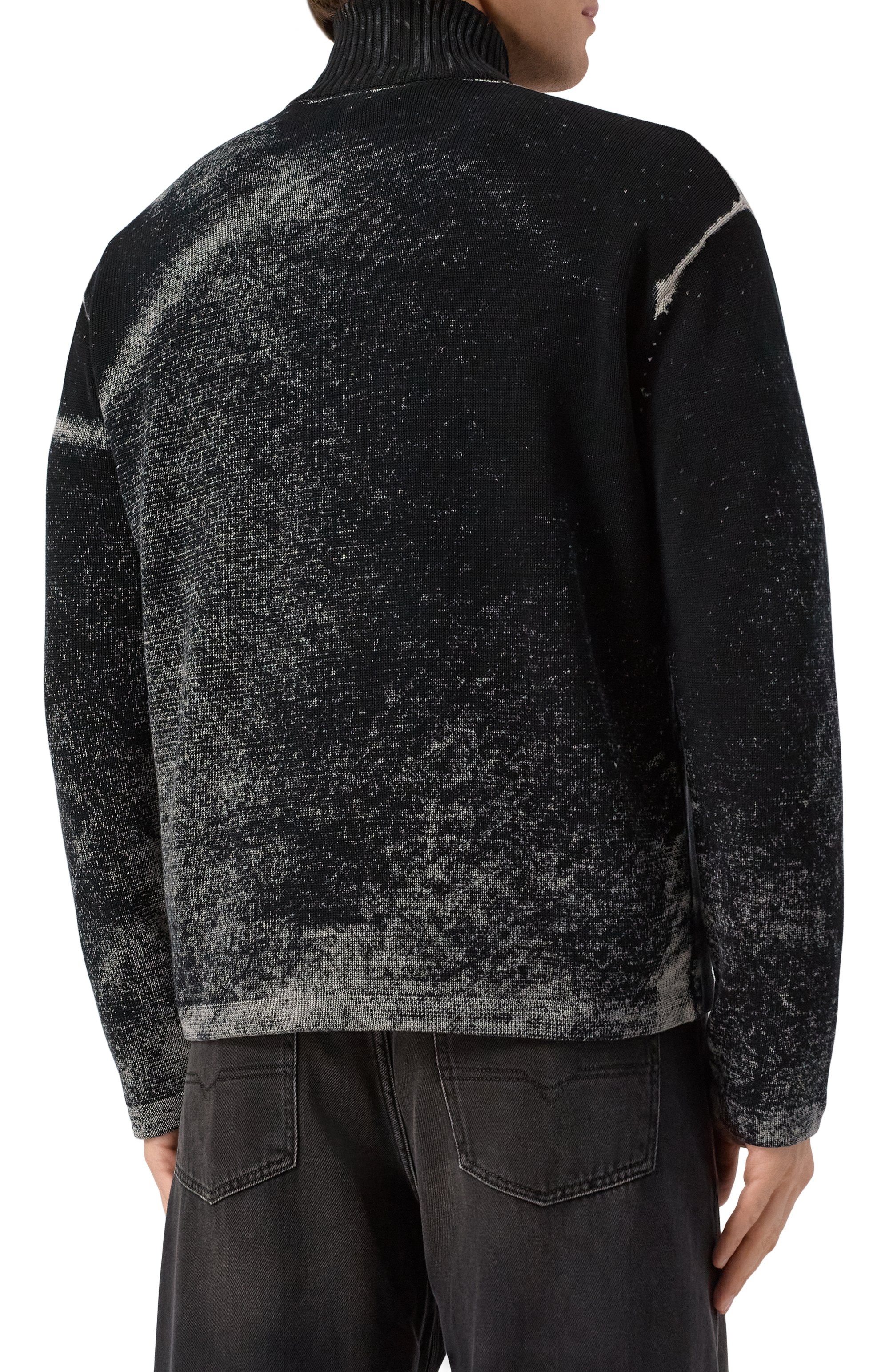 Хлопковый кардиган DIESEL темно-серого цвета по цене 48600 руб., арт. A19469/0NKCJ, фото 4 Хлопковый кардиган DIESEL, арт. A19469/0NKCJ, фото 4