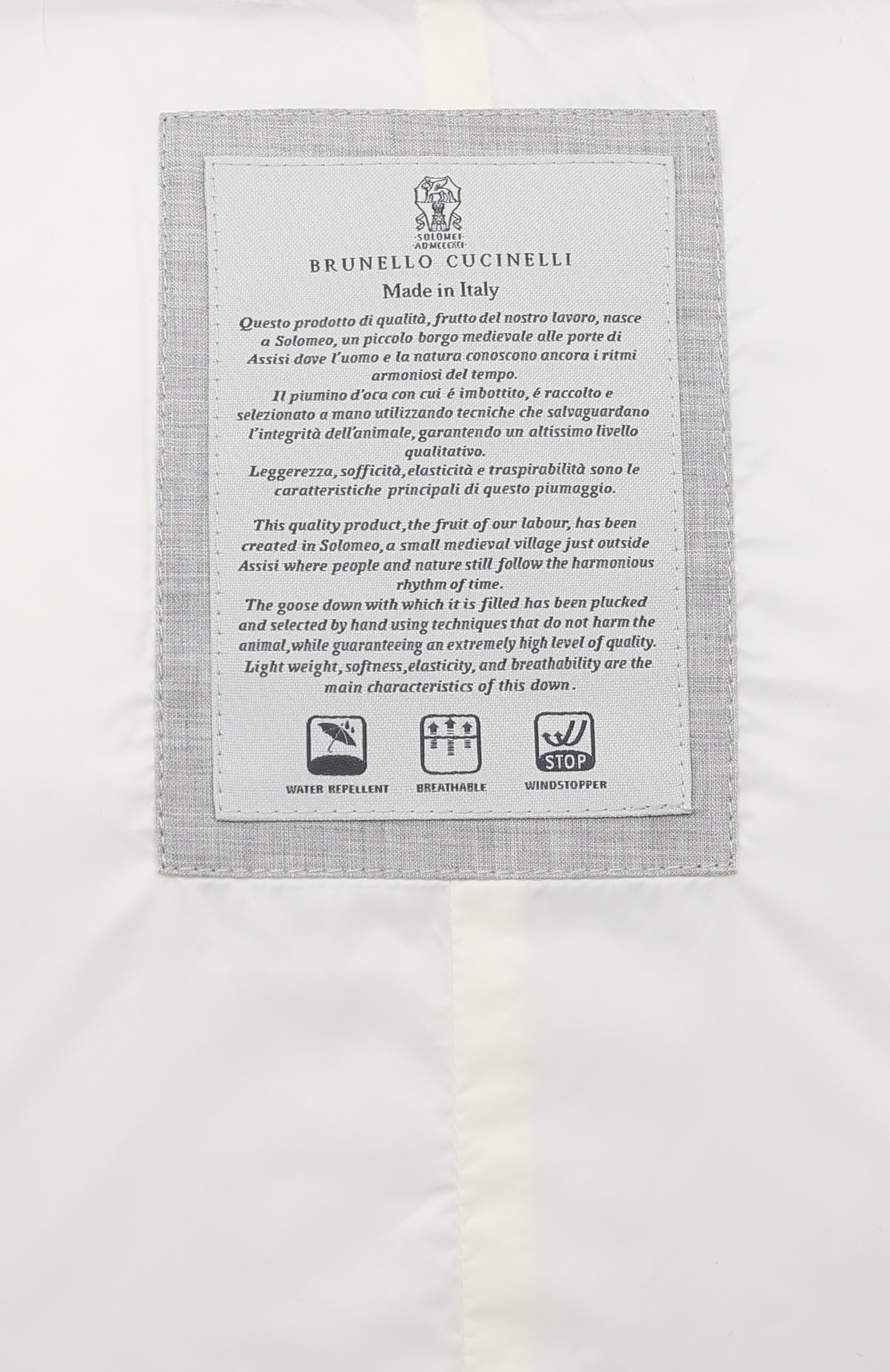 Пуховый жилет BRUNELLO CUCINELLI, арт. MM4031716, фото 6