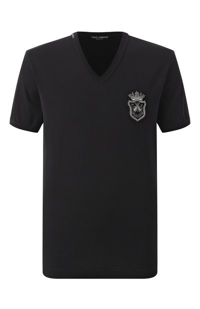 Мужская хлопковая футболка DOLCE & GABBANA, арт. G8HL7Z/G704C