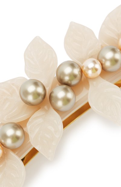 Заколка для волос ALEXANDRE DE PARIS бежевого цвета по цене 12820 руб., арт. AA8-17157-02 S, фото 3 Заколка для волос ALEXANDRE DE PARIS, арт. AA8-17157-02 S, фото 3