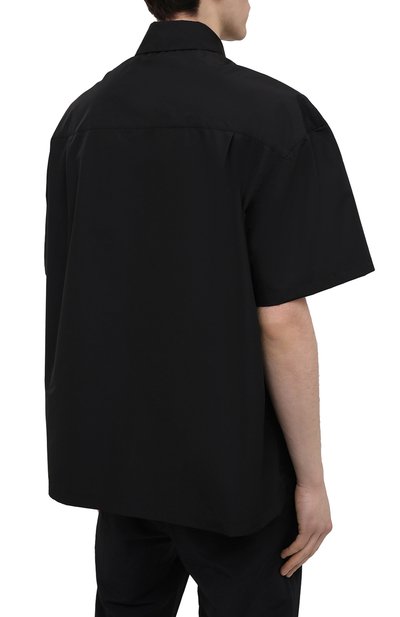 Рубашка HERON PRESTON черного цвета по цене 28250 руб., арт. HMGA027S21FAB0011001, фото 4 Рубашка HERON PRESTON, арт. HMGA027S21FAB0011001, фото 4