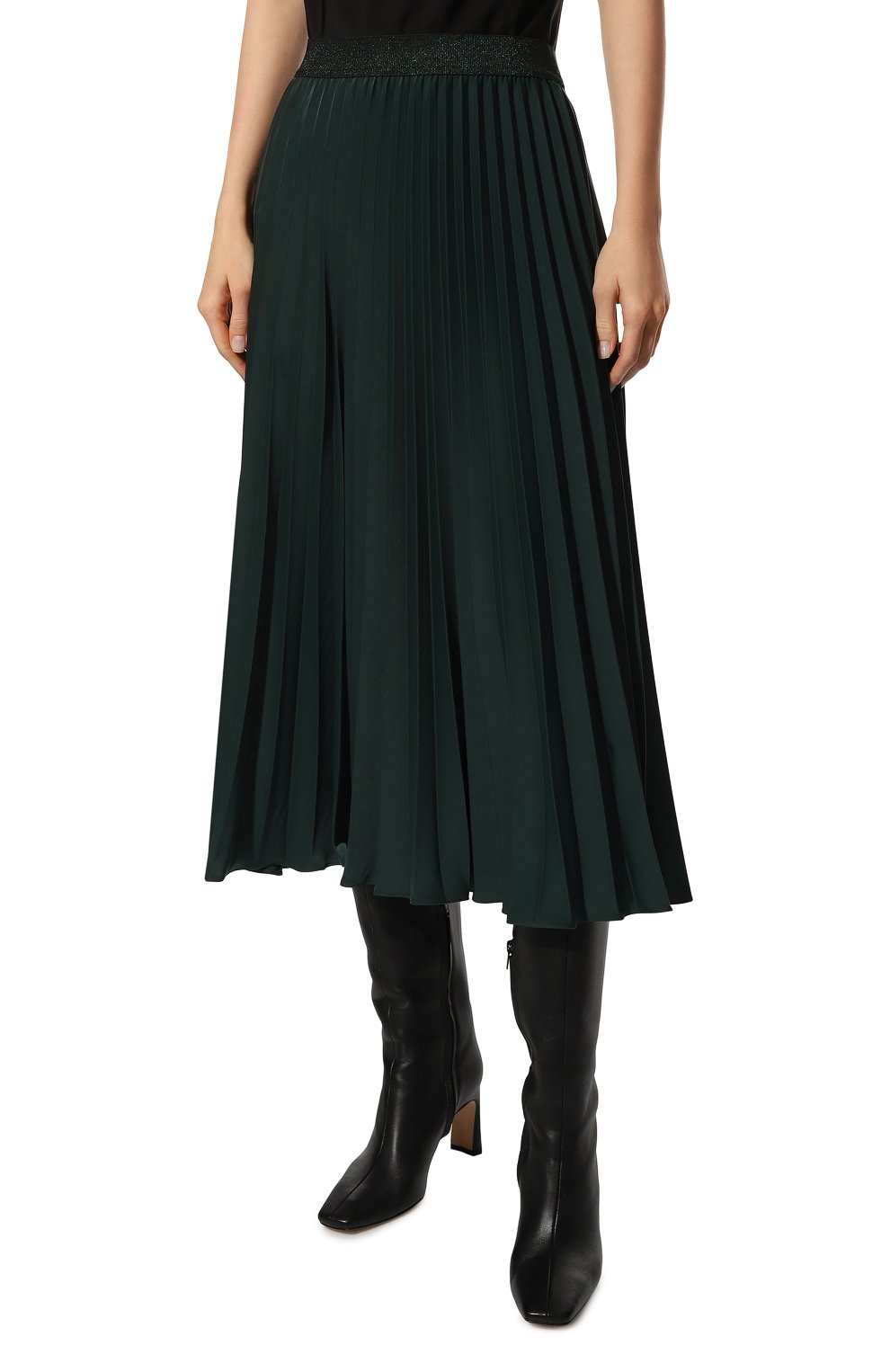 Плиссированная юбка SEVEN LAB изумрудного цвета по цене 17850 руб., арт. SKG-80 forest green, фото 3 Плиссированная юбка SEVEN LAB, арт. SKG-80 forest green, фото 3
