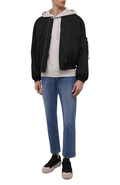 Комбинированные кеды ajatu court low Y-3 черного цвета по цене 31650 руб., арт. GW8624/M, фото 2 Комбинированные кеды ajatu court low Y-3, арт. GW8624/M, фото 2