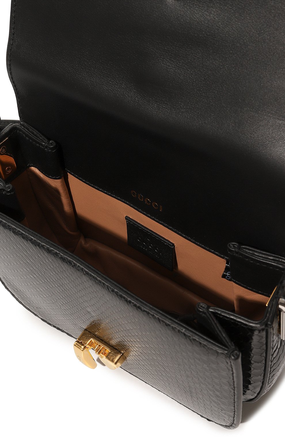 Сумка sylvie 1969 из кожи питона GUCCI, арт. 615965 LJM0X, фото 5