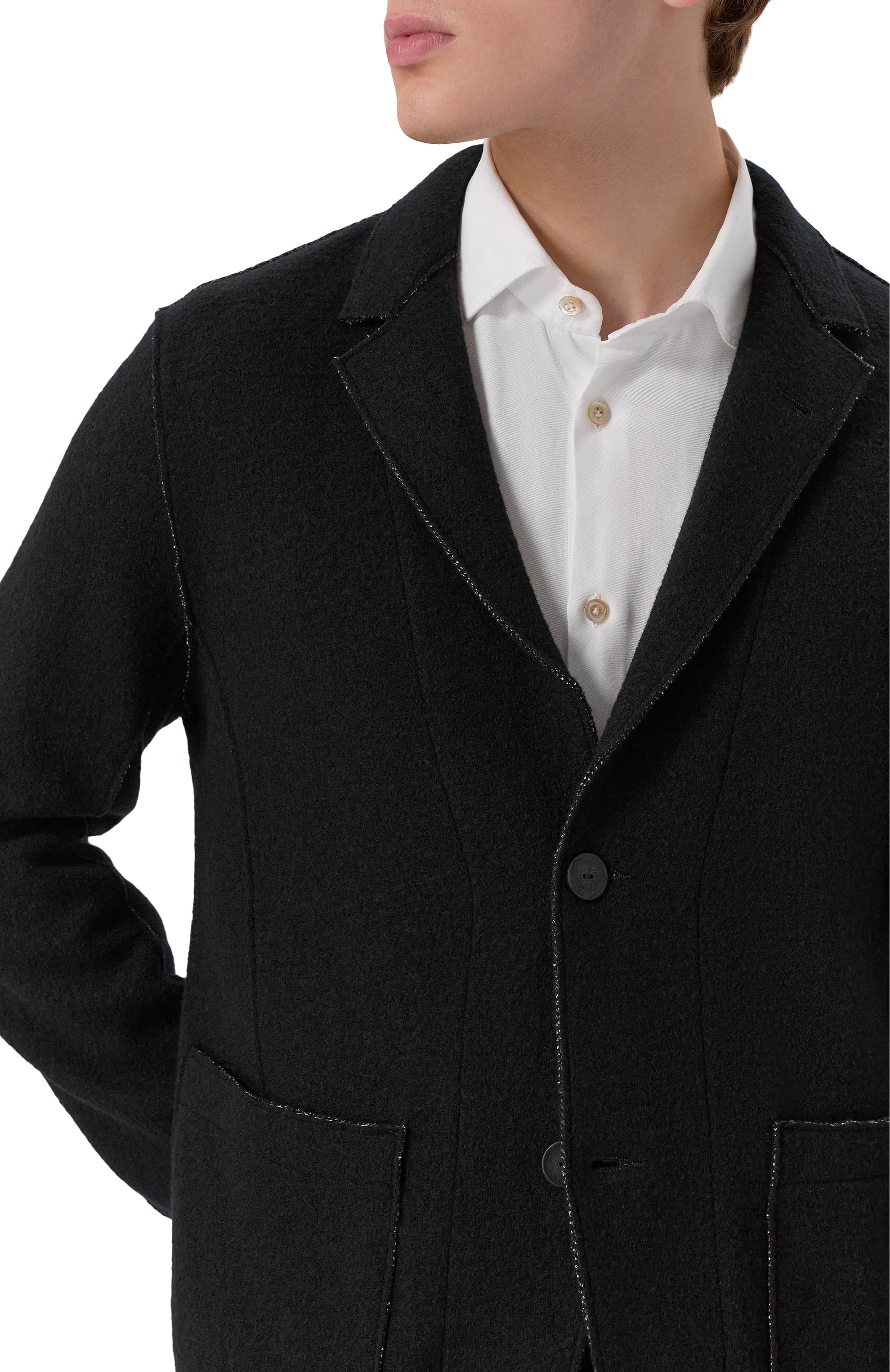 Пиджак из шерсти и вискозы TRANSIT, арт. CFUTRBM220, фото 7