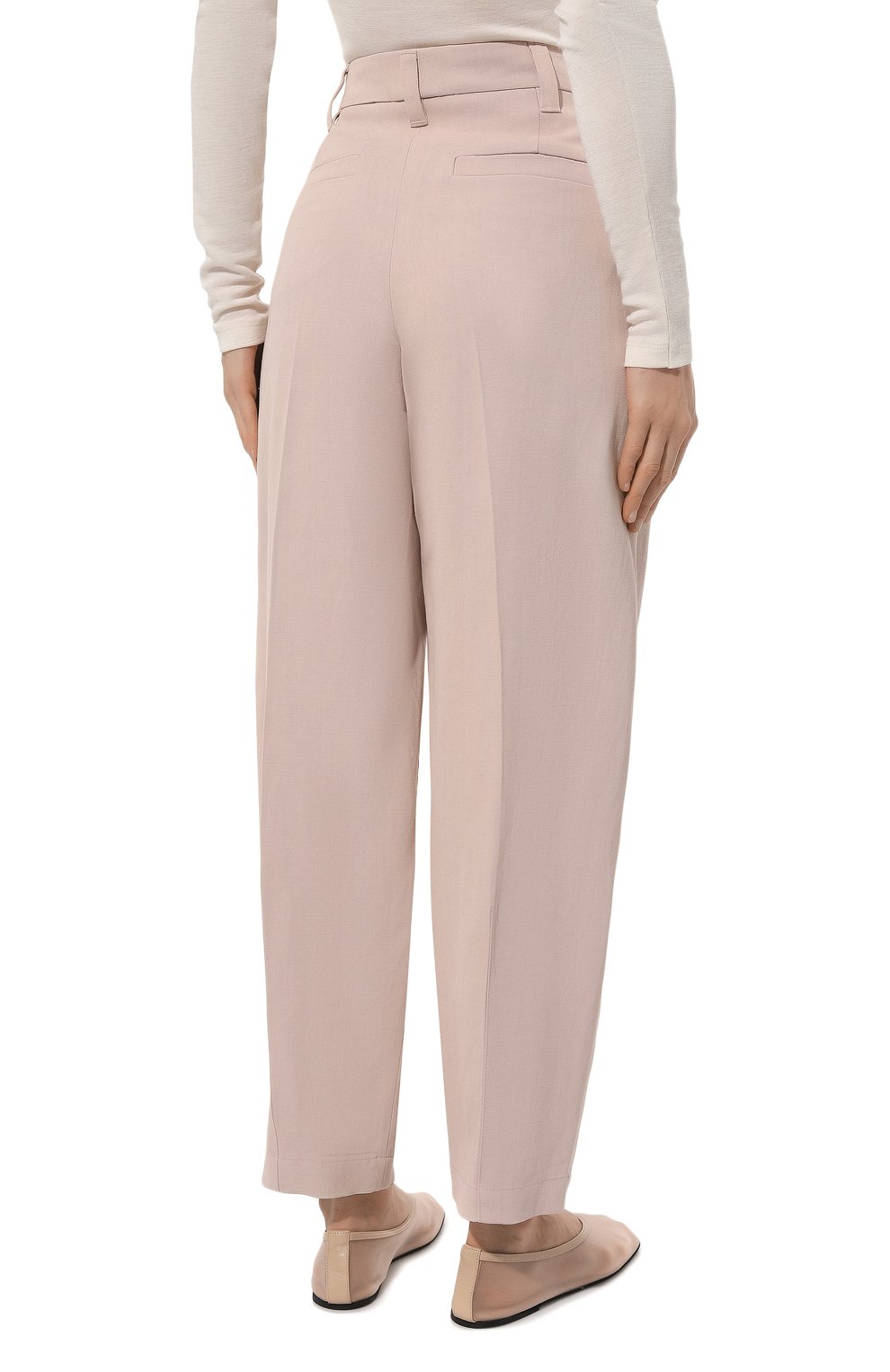 Брюки из вискозы и льна BRUNELLO CUCINELLI, арт. MH579B1297, фото 4