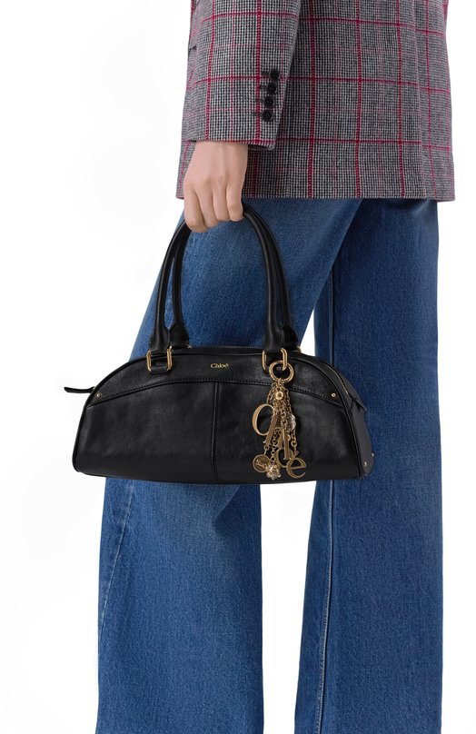 Сумка Chloé Bowling small Chloé CH26SS955Q86 Чёрный  CH26SS955Q86 Фото 2