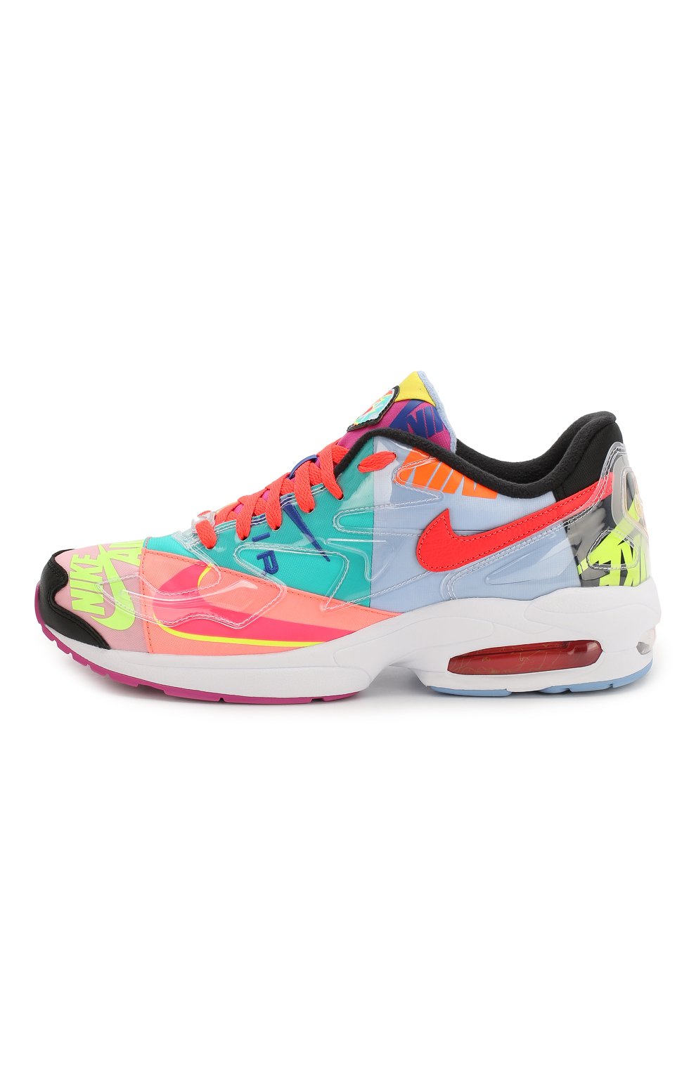 Мужские комбинированные кроссовки atmos x nike air max 2 light NIKELAB разноцветного цвета, арт. BV7406-001 | Фото 3 (Материал внешний: Текстиль; Материал внутренний: Не назначено; Материал сплава: Проставлено; Материал утеплителя: Без утеплителя; Подошва: Плоская; Драгоценные камни: Проставлено; Стили: Спорт; Статус проверки: Проверена категория)