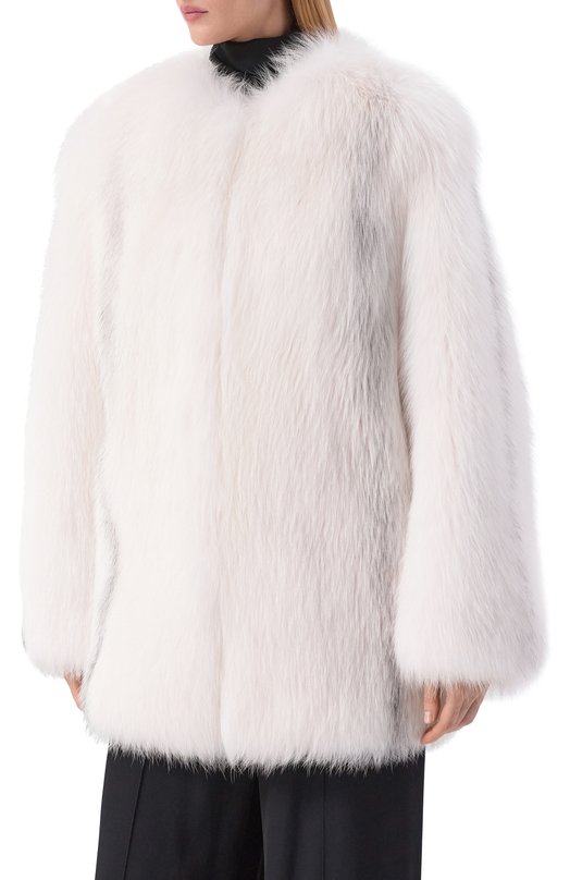 Шуба из лисы Emil Shabaev F017 Белый  F017 Фото 3