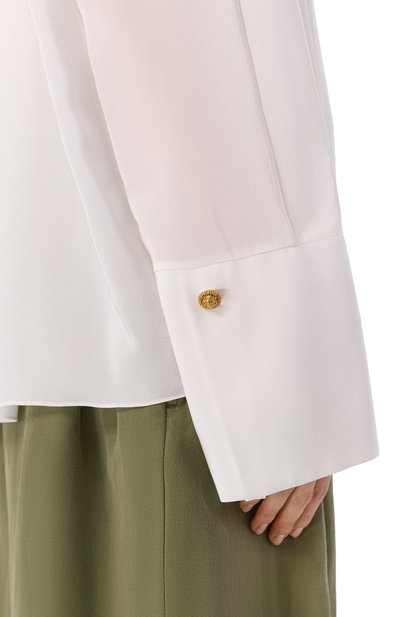 Шелковая блузка BALMAIN, арт. GF0IJ140/SF47, фото 5