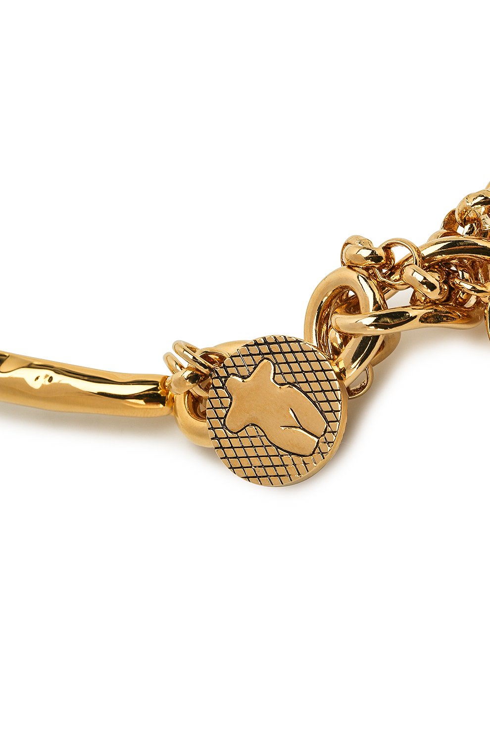 Колье emoji CHLOÉ золотого цвета по цене 110500 руб., арт. CHC19AF010CB7, фото 2 Колье emoji CHLOÉ, арт. CHC19AF010CB7, фото 2