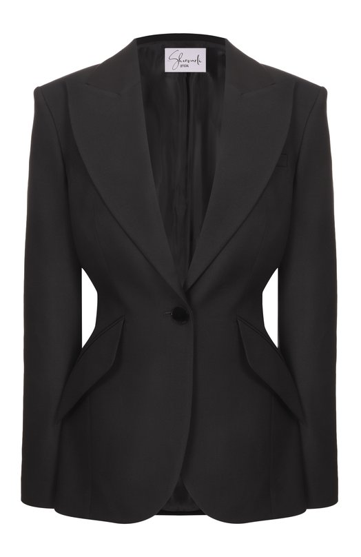 Шерстяной жакет Shervarli JA26-0028 Чёрный JA26-0028