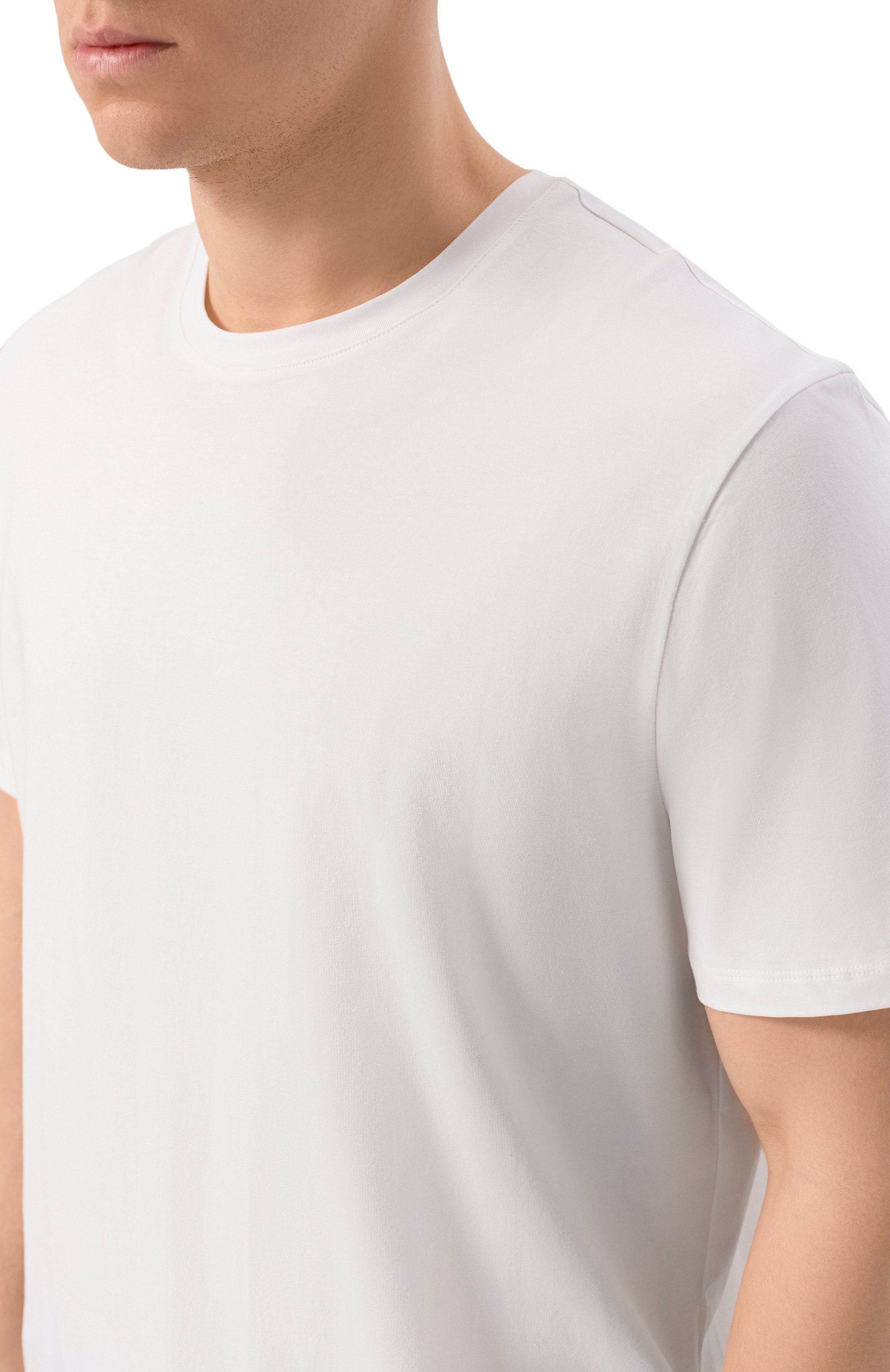 Хлопковая футболка 7 FOR ALL MANKIND, арт. 7MR01237-WHT, фото 5