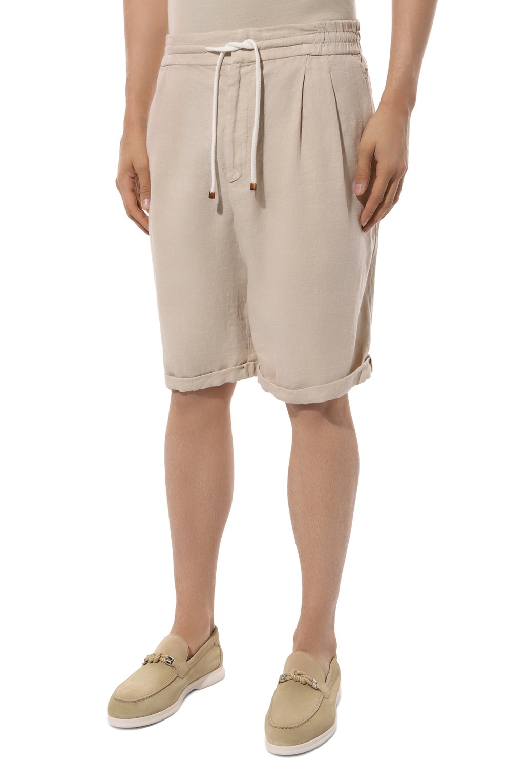 Льняные шорты BRUNELLO CUCINELLI, арт. M243DU0020, фото 3