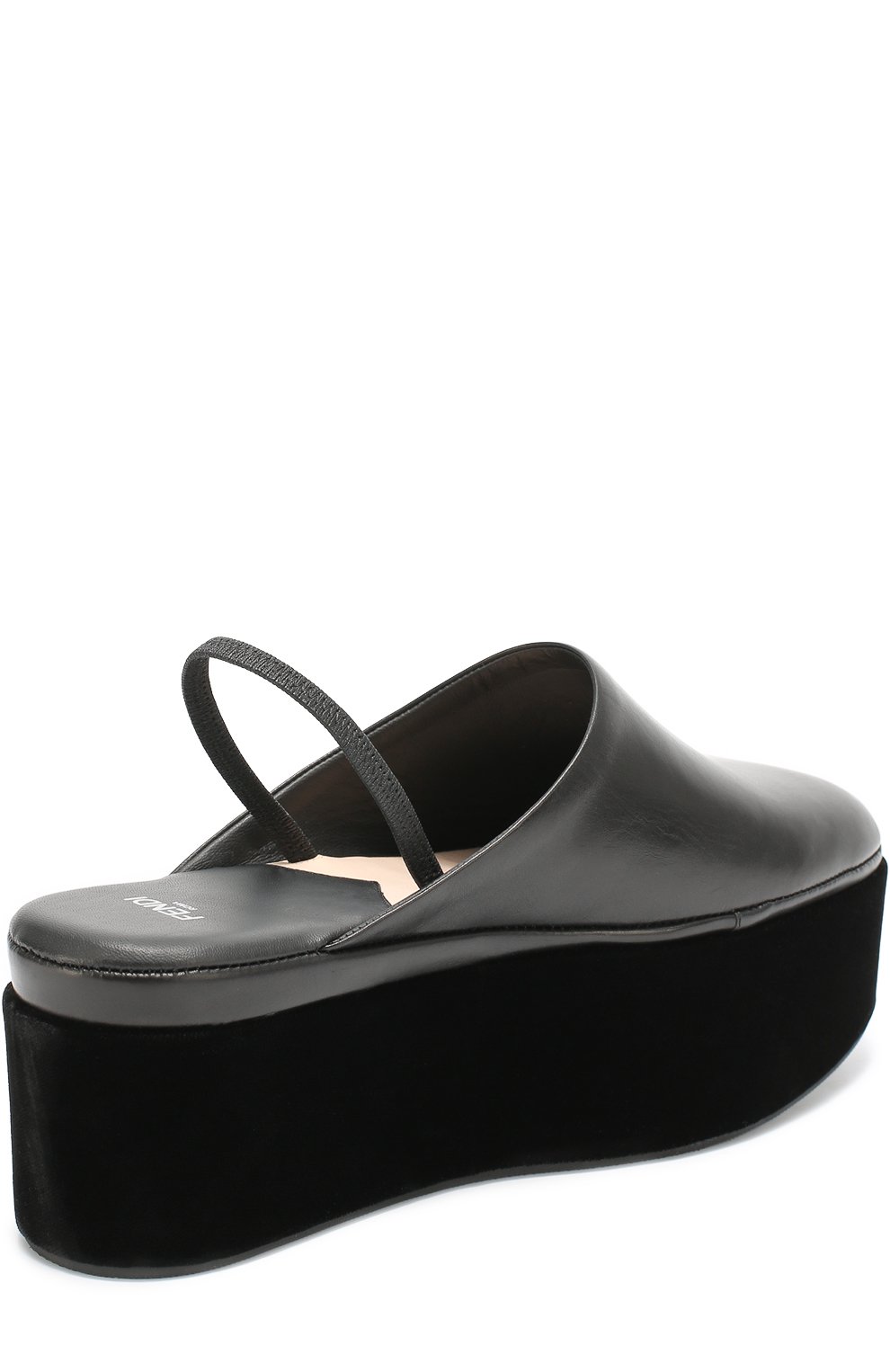 Кожаные сабо на платформе FENDI, арт. 806207/MWY, фото 3