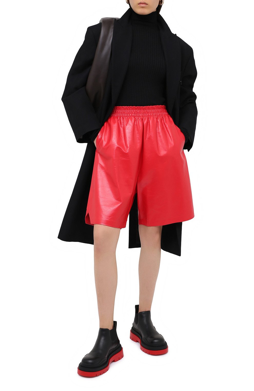 Кожаные шорты BOTTEGA VENETA, арт. 633445/VKLC0, фото 2