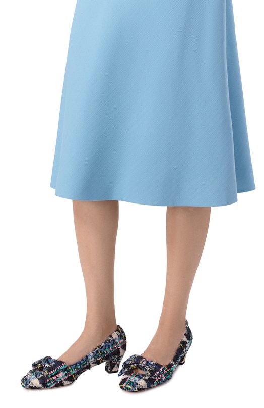 Текстильные туфли Bowow 45 Valentino 7W2S0LB5/LBQ Разноцветный  7W2S0LB5/LBQ Фото 2