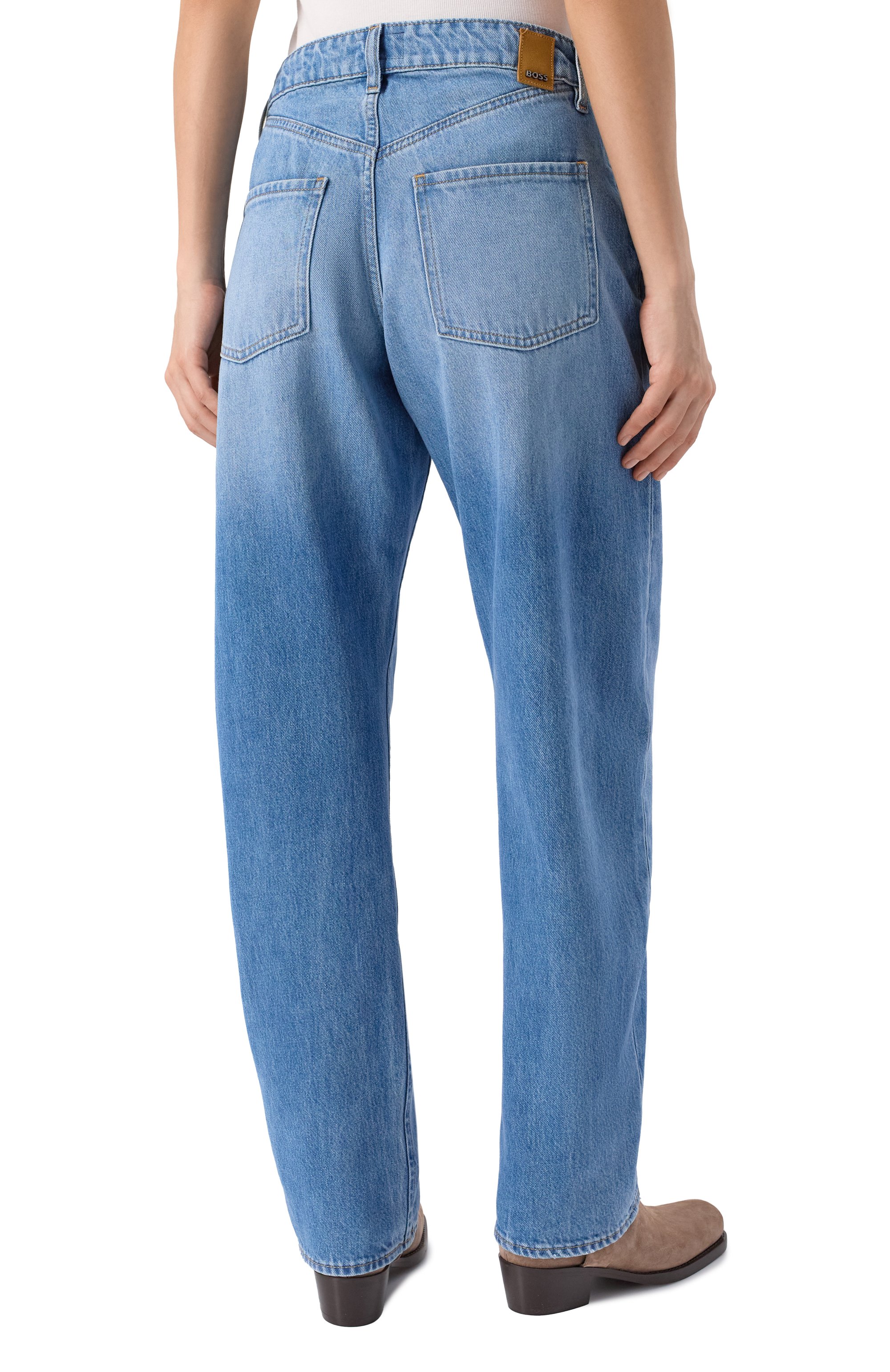 Джинсы BOSS синего цвета по цене 27500 руб., арт. 50538602, фото 4 Джинсы BOSS, арт. 50538602, фото 4