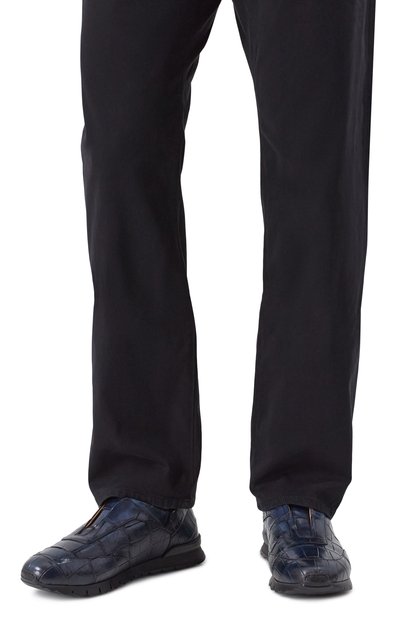 Кроссовки из кожи аллигатора KITON, арт. USSA107N0010210000, фото 3