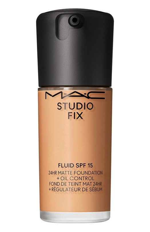 фото Тональная основа studio fix ​fluid spf 15 24hr matte foundation + oil control, nc37​ (30ml) mac