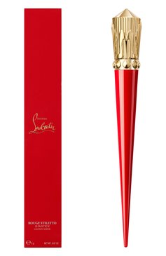 Помада-блеск для губ rouge stiletto glossy shine, оттенок rouge louboutin 001s (2g) CHRISTIAN LOUBOUTIN  цвета, арт. 8435415078078 | Фото 4 (Региональные ограничения белый список (Axapta Mercury): Не проставлено; Нос: Не проставлено; Финишное покрытие: Сияющий)