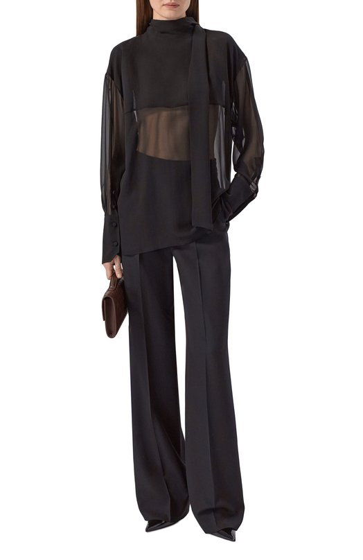 Шелковая блузка Armarium ARMFWSH11/SE08 Чёрный  ARMFWSH11/SE08 Фото 2