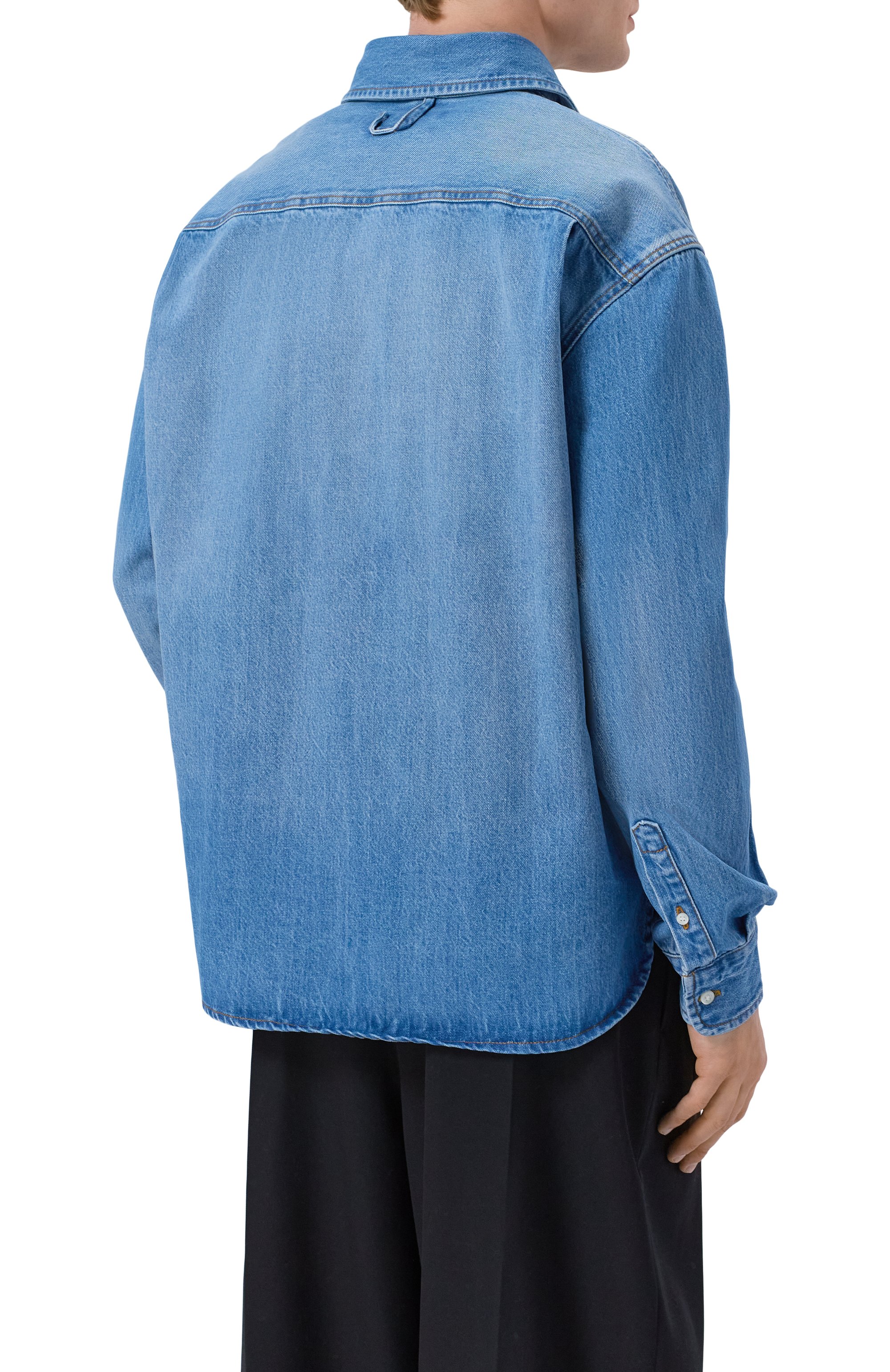 Джинсовая рубашка simon de-nîmes JACQUEMUS, арт. 25HSHM00545/AD00017, фото 4