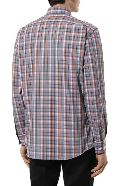 Хлопковая рубашка ZEGNA, арт. UCX01A6/SRF5, фото 4