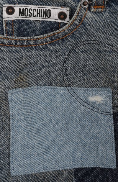 Джинсовая юбка MOSCHINO, арт. HDJ040/L0E29/4-8, фото 3