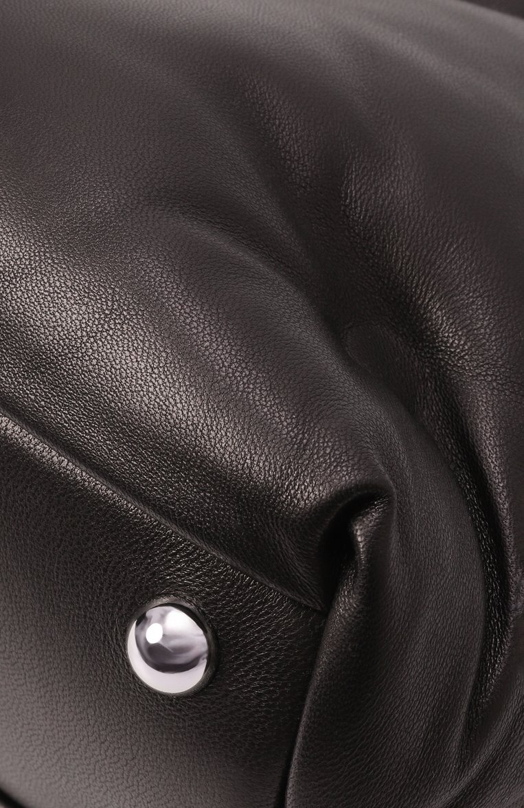 Женская сумка glam slam small MAISON MARGIELA черного цвета, арт. S56WD0133/P4300 | Фото 3 (Ремень/цепочка: На ремешке; Размер: small; Материал: Натуральная кожа)