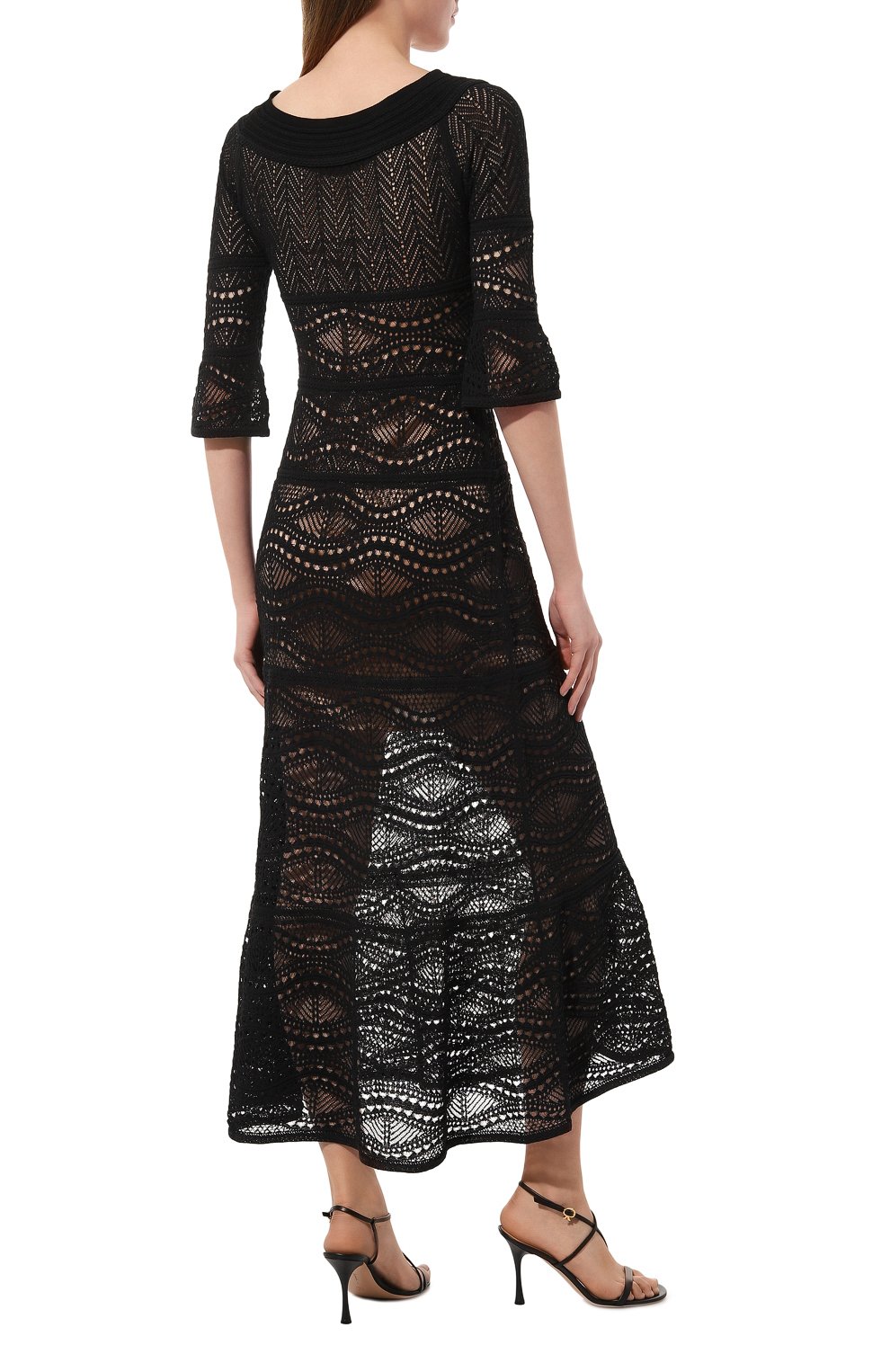 Платье из хлопка и вискозы D.EXTERIOR, арт. 56439, фото 4