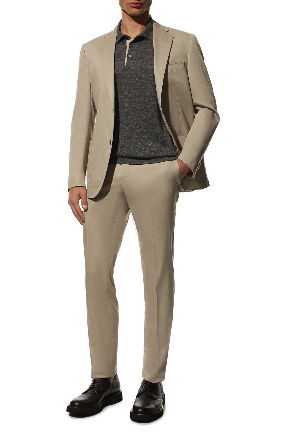 Кожаные дерби BLU BARRETT, арт. BASTIA-006.2/CERV0 ASP0RTABILE, фото 2