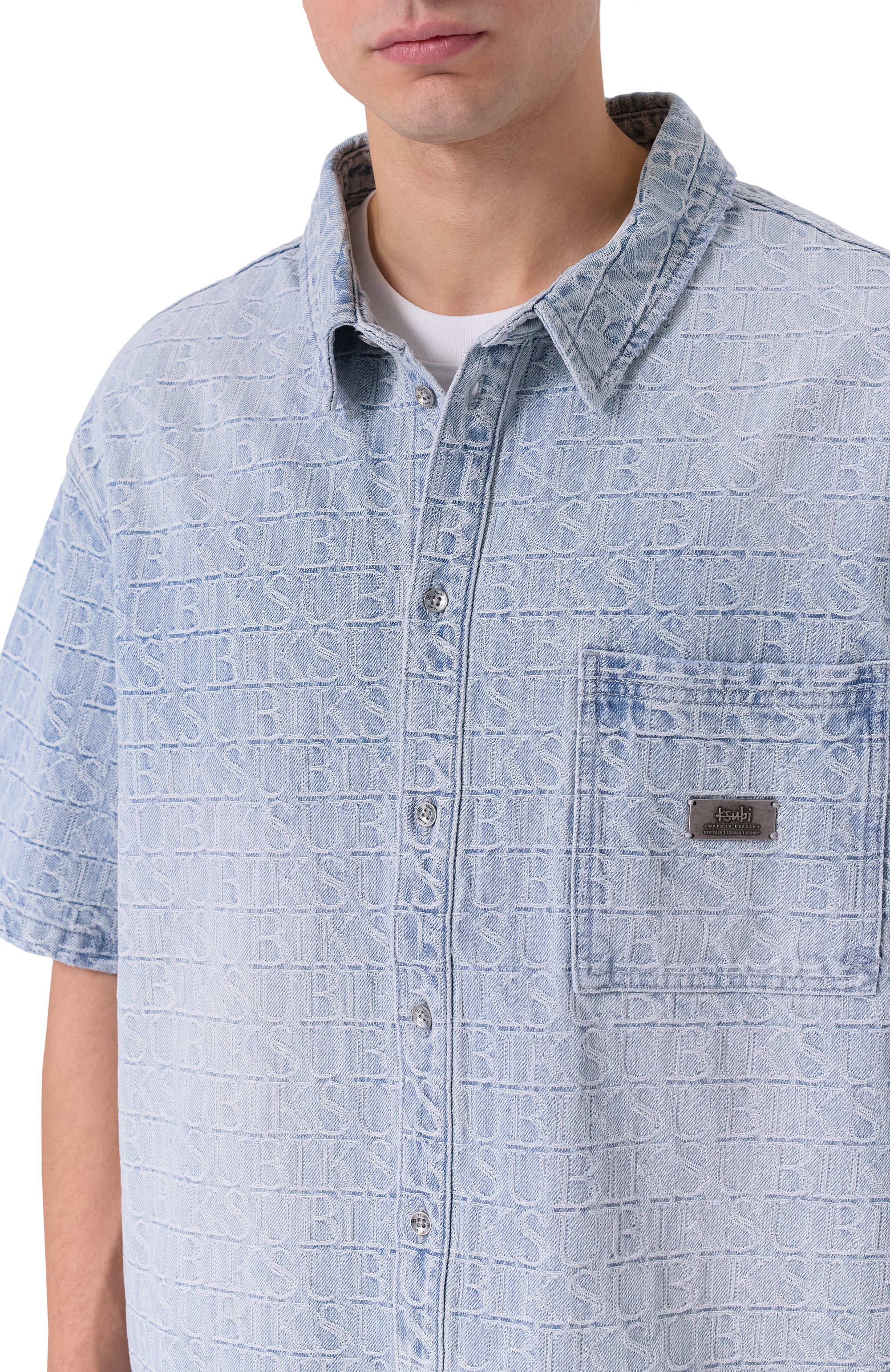 Джинсовая рубашка KSUBI, арт. MPF25SH002, фото 5